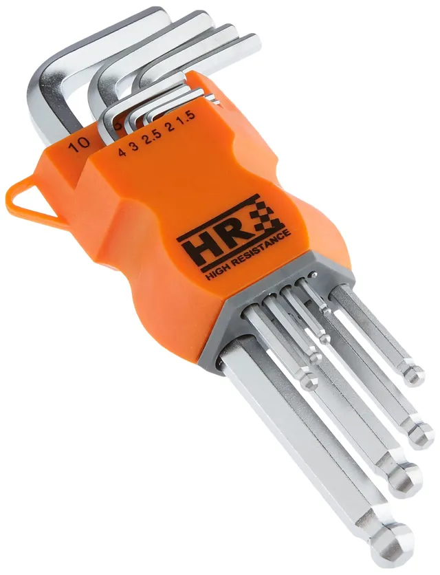alyco-tools-set-9-llaves-allen-bola-cr-v-niqueladas image 1