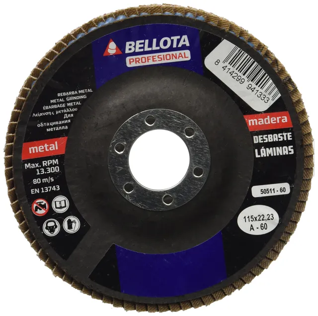 bellota-50511-60-disco-l-minas-fibra-vidrio-a60-115-mm-metal image 1