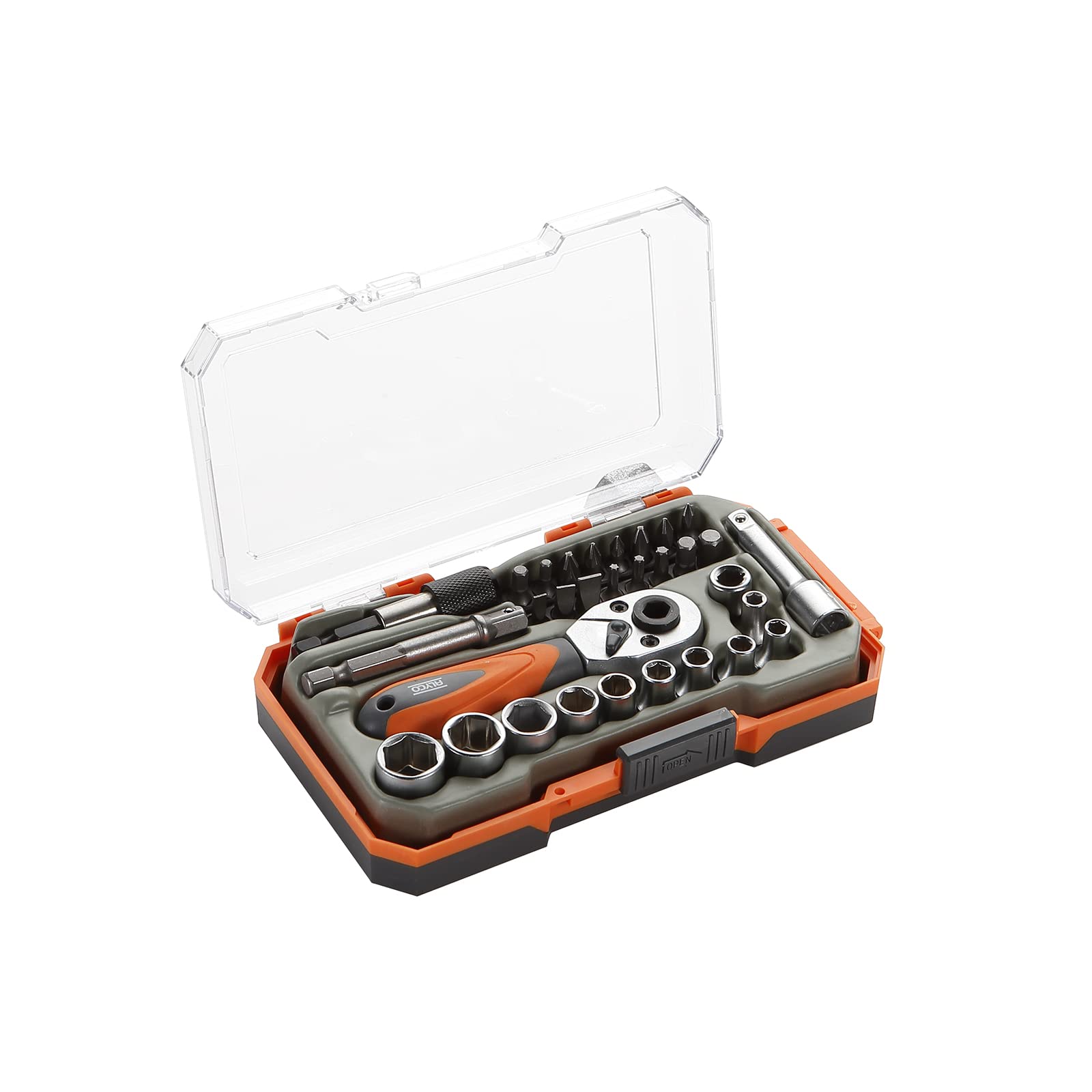 alyco-tools-rh-hr-192401-mini-juego-de-vasos-de-31-piezas-con-malet-n-antichoque image 1