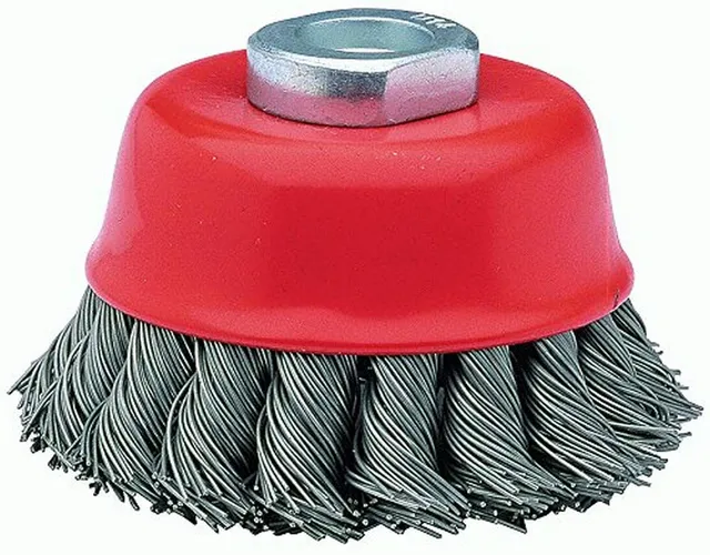 bellota-50814-65-cepillo-industrial-de-taza-con-alambre-trenzado-para-mini-amola image 1