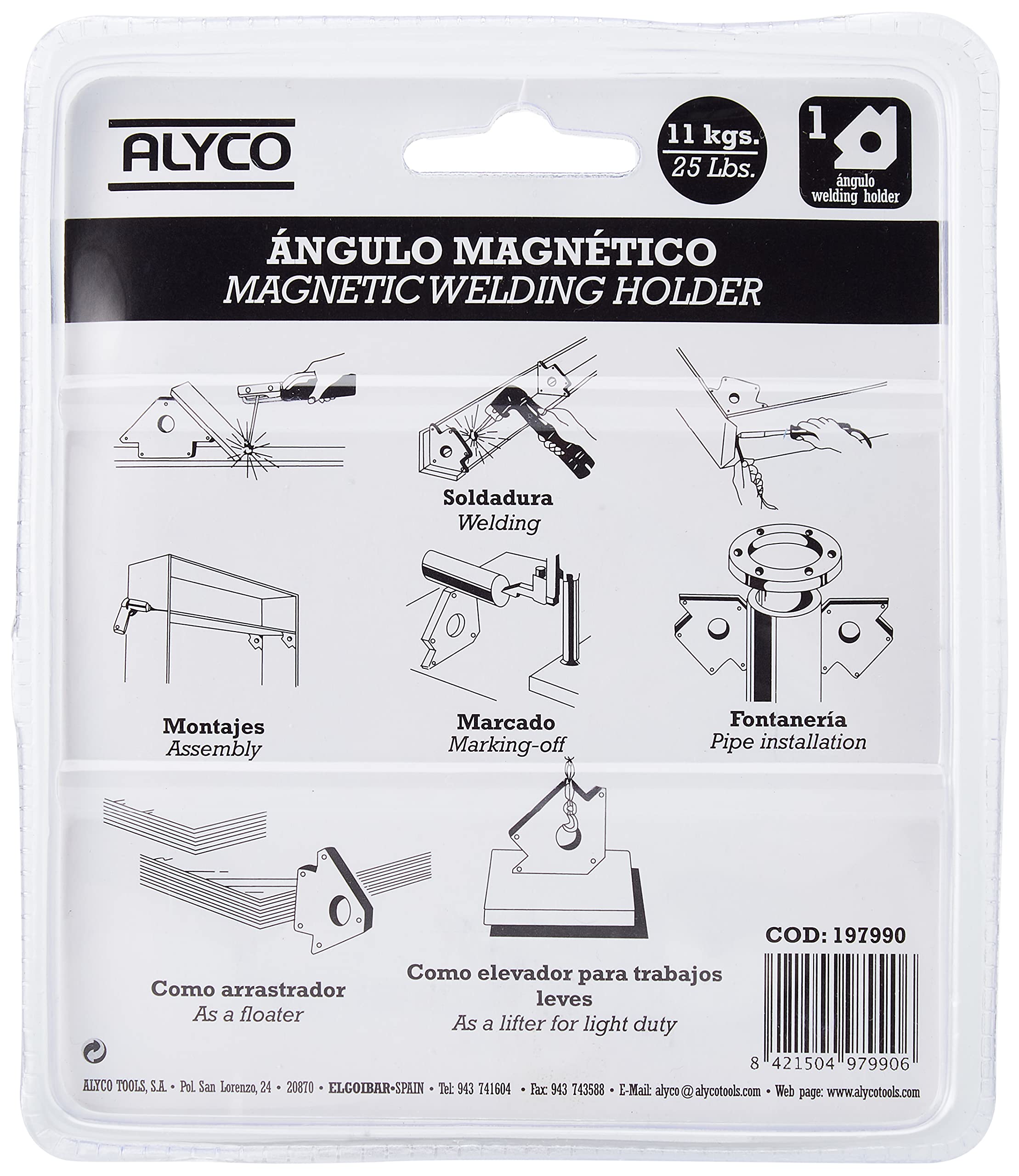 alyco-tools-197990-escuadra-magn-tica-para-soldar-45-90-135 image 3