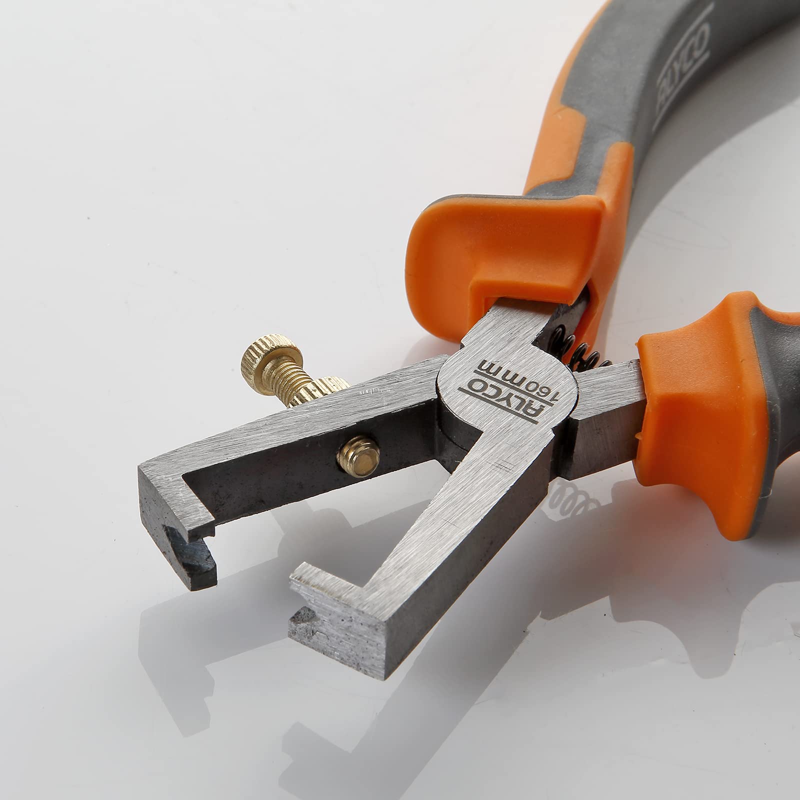 alyco-tools-orange-pelacables-profesional-160-mm-cr-v-tefl-n image 2