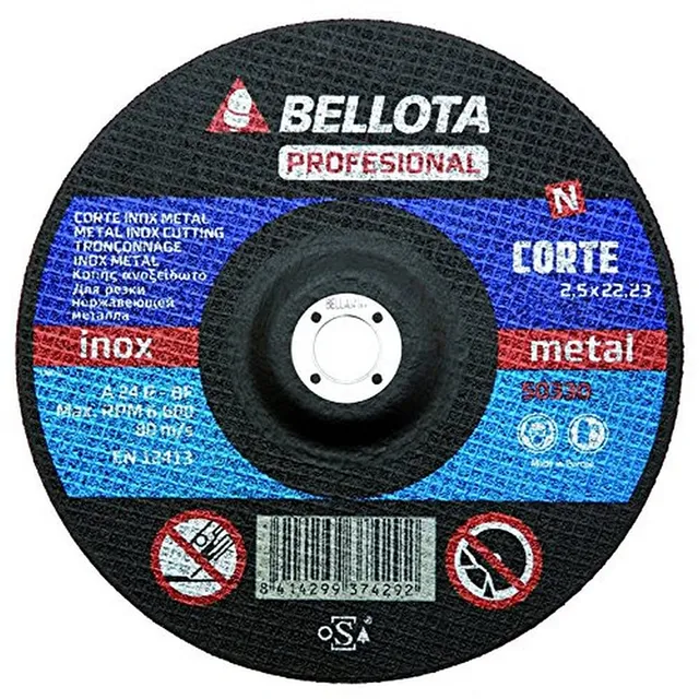 bellota-50330-230-disco-abrasivo-para-corte-inox-metal-230-mm-2-5-mm image 1