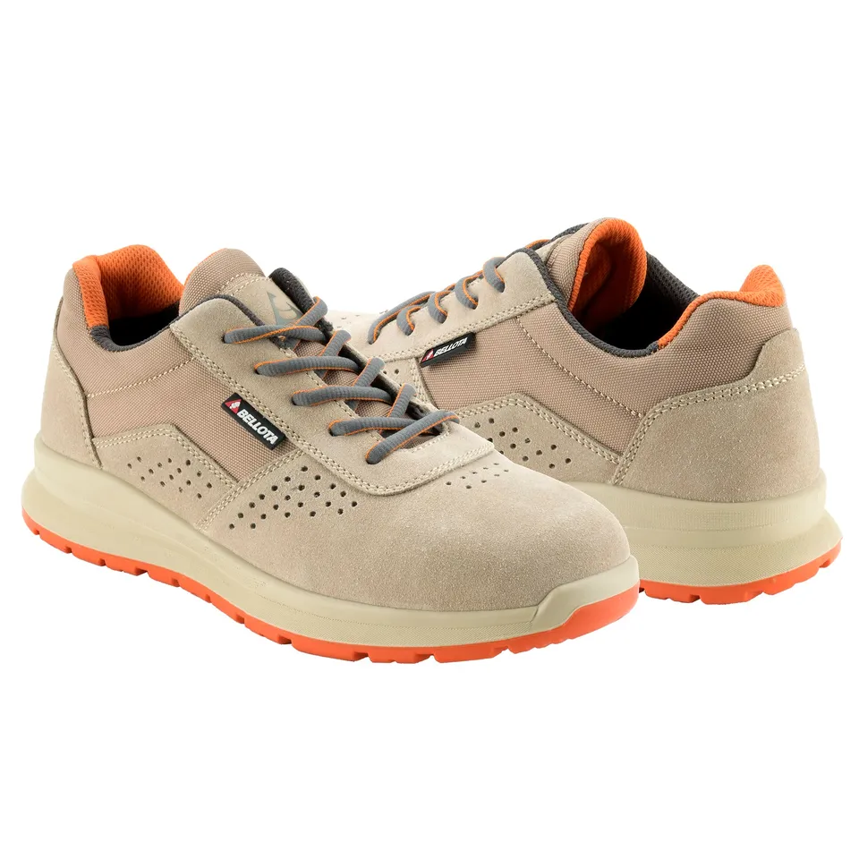 bellota-ftw3050s1p-zapato-de-seguridad-core-s1p-serraje-beige image 1